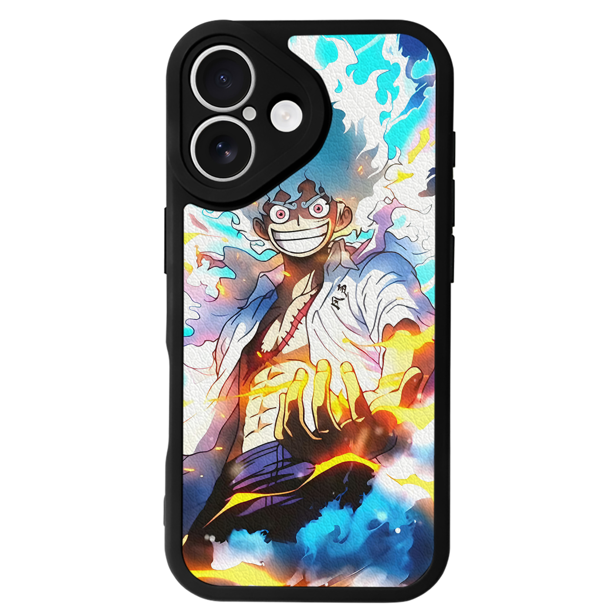 （画像用） ワンピース ONE PIECE 【iPhone 16シリーズ対応】シリコンスマホケース（レザー調） 材質：シリコン